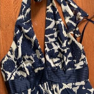 BCBG Halter backless maxi dress